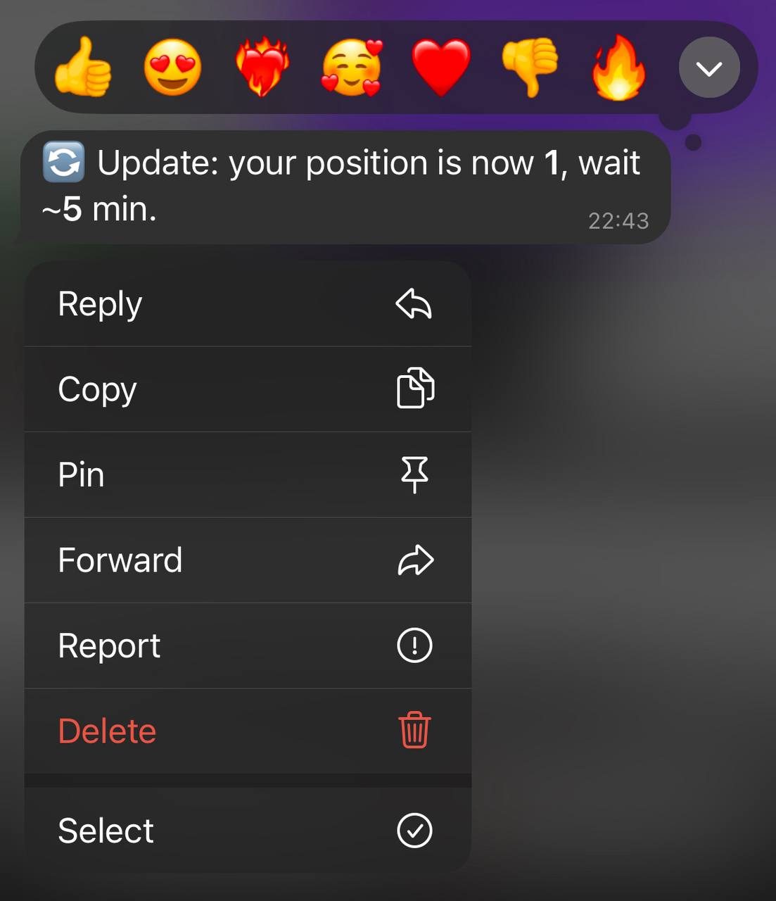 Second user updated: position 1