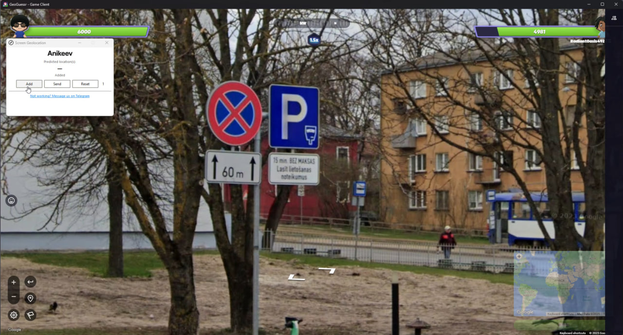 Road signs with BEZ MAKSAS