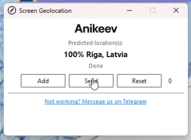 Model returns 100% Riga, Latvia