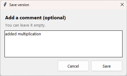 Second version saved